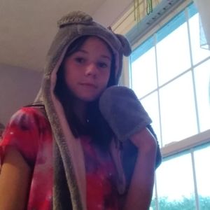 A cute bunny 🐰 hat great for fall